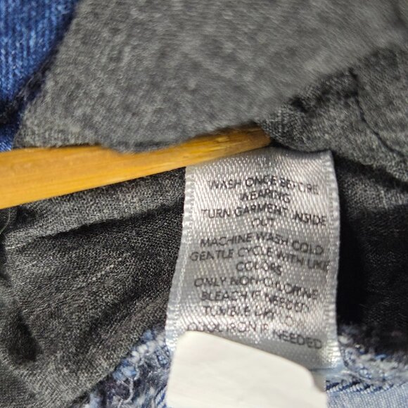 Christopher & Banks Boho‎ Trim Cropped Jeans Sz 8 Festival Raw Hem Denim - Picture 7 of 12